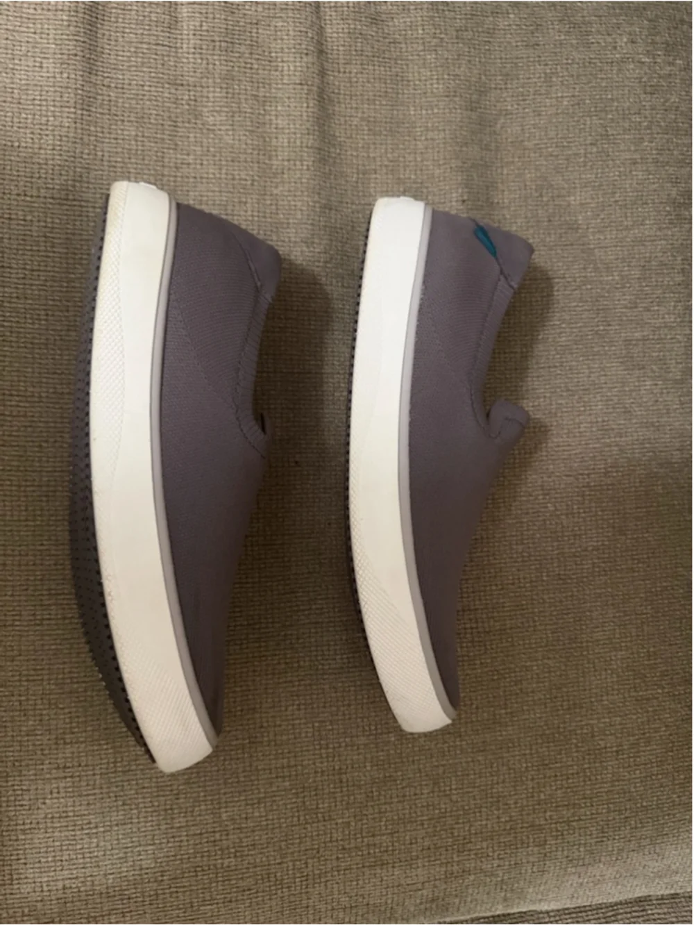 Vessi Boardwalk Slip-On Women's Gray Waterproof DymaTex Knit Sneaker Size 9
